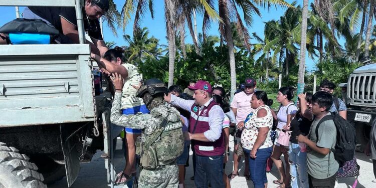 Reporta Protección Civil Nacional saldo blanco por Beryl en Quintana Roo