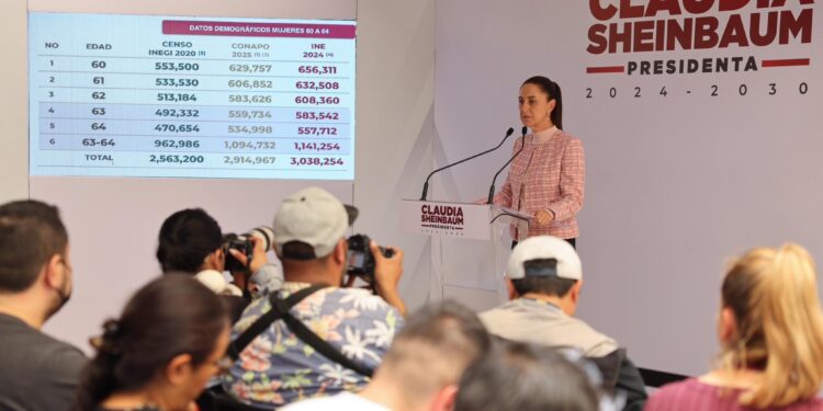 Habrá censo para apoyos económicos a mujeres de 60-64: Claudia Sheinbaum