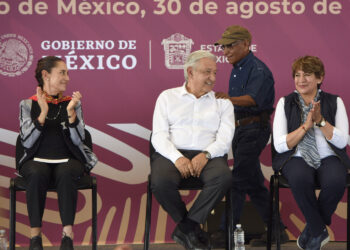 Claudia Sheinbaum acompaña a AMLO a inaugurar Parque Ecológico Lago de Texcoco en el Estado de México