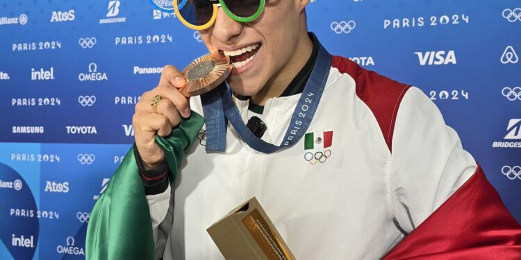 Logro histórico para México: Osmar Olvera gana dos medallas en París 2024