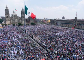 AMLO presenta en el Zócalo de la CDMX su Sexto Informe de Gobierno