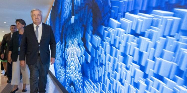 Arte del AI exhibe «ecologismo digital» en la ONU