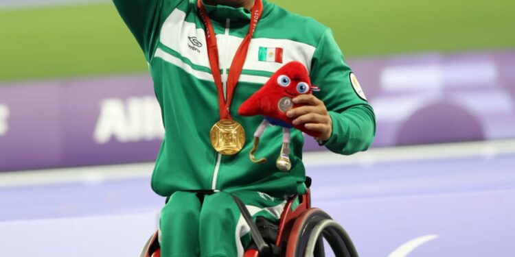 Llega México a tres medallas de oro en los Paralímpicos de París 2024