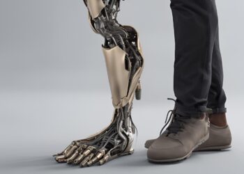 Científicos suizos crean pierna robótica con músculos artificiales