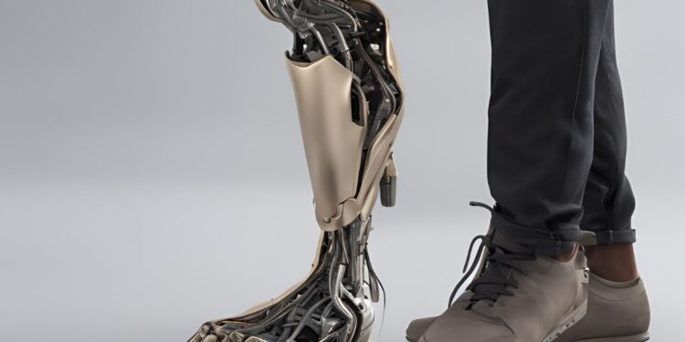 Científicos suizos crean pierna robótica con músculos artificiales