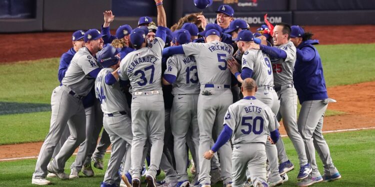 L.A. Dodgers se coronan campeones de la Serie Mundial de Beisbol de la MLB