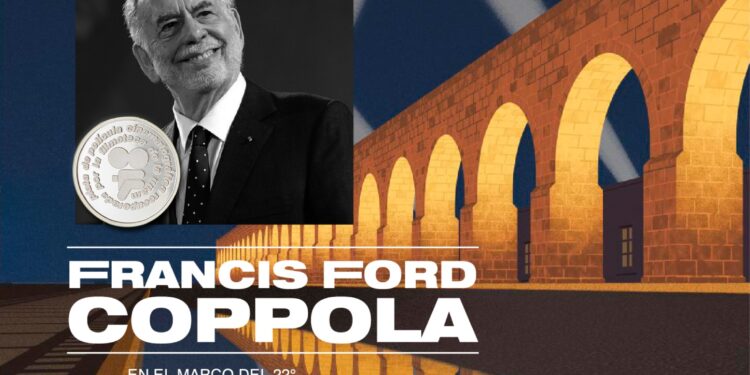 Francis Ford Coppola recibirá la Medalla Filmoteca UNAM en el marco del 22º FICM