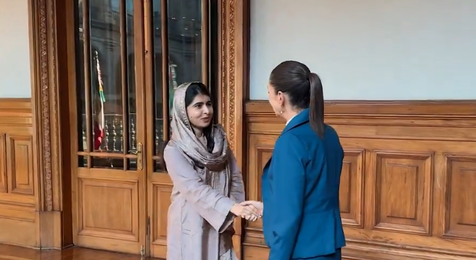 Malala Yousafzai Visita a Claudia Sheinbaum y el Museo Frida Kahlo en su Estancia en México