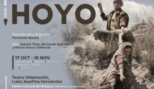 Tres personajes atrapados en un universo desolado reflexionan sobre el vacío y el absurdo de la vida en la obra “El hoyo”