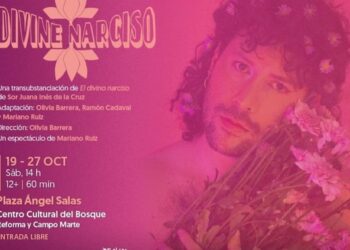 “Divine narciso”, puesta en escena que combina teatro, verso, danza, música y cumbia sonidera