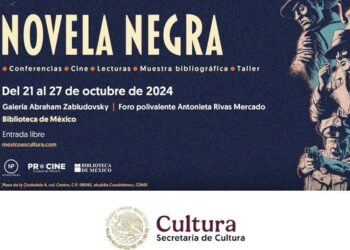 La Biblioteca de México y editorial NITRO/PRESS invitan a celebrar el género noir en el “Festival de la Novela negra”