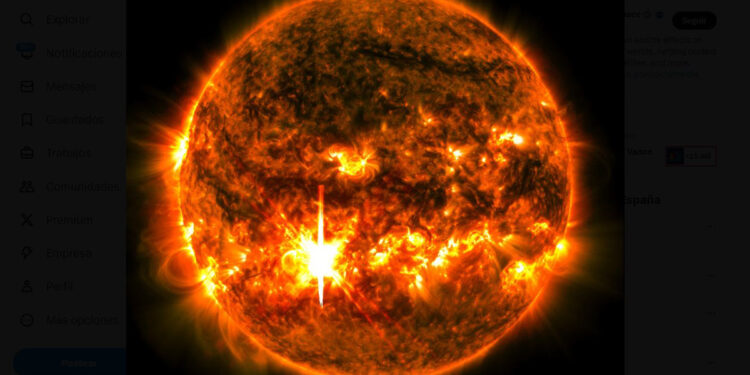Se registra la llamarada solar más grande desde 2019
