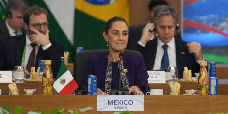Sheinbaum sostiene reuniones bilaterales con mandatarios durante G20