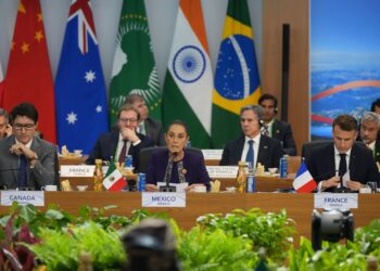 En G20, Sheinbaum propone destinar 1% del gasto militar a programa de reforestación más grande de la historia