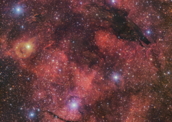 Publican imagen de nebulosa que parece Lobo