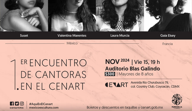 El Primer Encuentro de Cantoras en el CENART será un concierto en homenaje a la esencia femenina