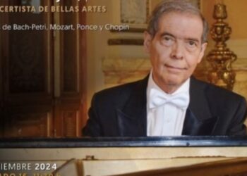 El pianista Héctor Rojas interpretará obras de Ponce, Bach, Petri, Chopin y Mozart en el Museo Nacional de Arte