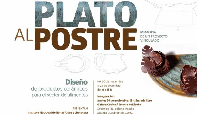 Presentarán en la Edinba la exposición Del plato al postre