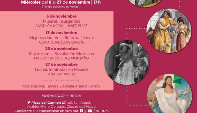 Actividades culturales para conmemorar el inicio de la Revolución Mexicana