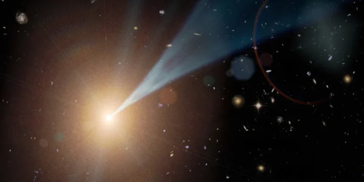 Astrónomos descubren el blazar más antiguo del Universo