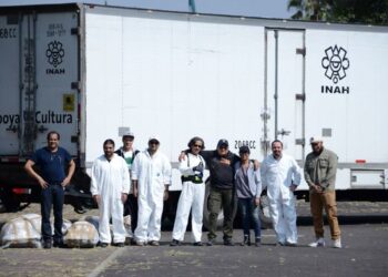 Patrimonio recuperado en el salvamento arqueológico del Tren Maya llega a la ciudad de México para su estudio