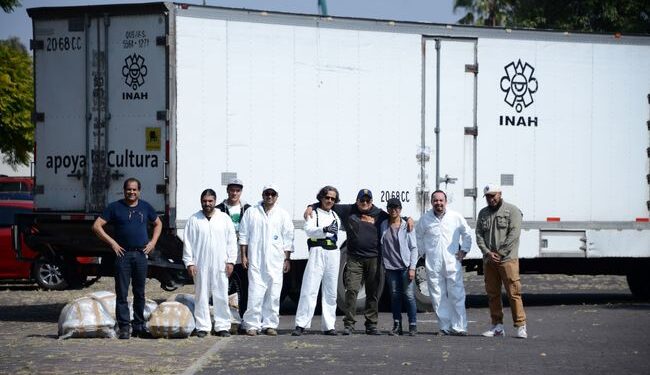 Patrimonio recuperado en el salvamento arqueológico del Tren Maya llega a la ciudad de México para su estudio