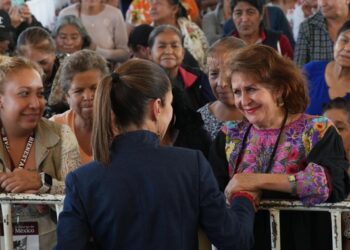 En Edomex, presidenta Claudia Sheinbaum arranca entrega de tarjetas de la Pensión Mujeres Bienestar