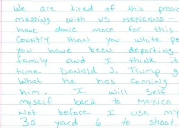 Mexicano indocumentado detenido tras enviar carta amenazante a Donald Trump