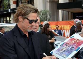 Brad Pitt presenta en México su nueva película “F1” y desata la euforia de los fans