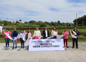 Con el impulso de Bienestar, la Delegada Anallely López da inicio a obras comunitarias históricas en Xiutetelco