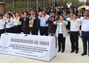 Baltazar Narciso inaugura pavimentación en San Antonio: más caminos dignos para la educación en Xiutetelco